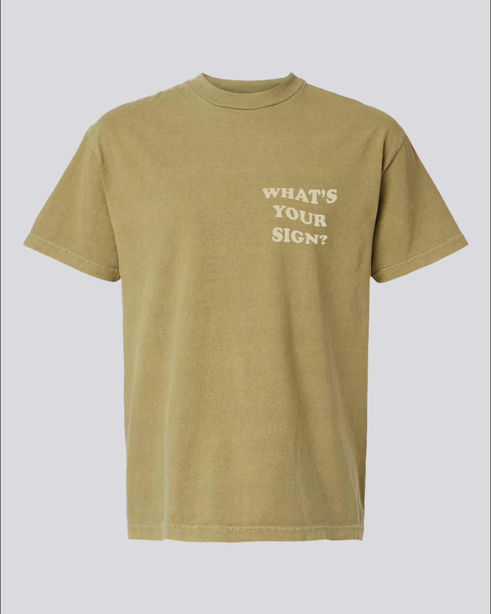 What's Your Sign T Shirt (LEO Puff Print)