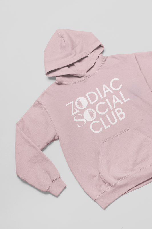 ZSC Pullover Hoodie (Rose Quartz Puff Print)