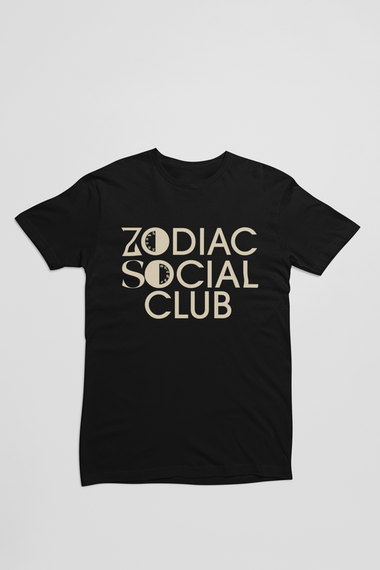 ZSC Classic T Shirt (Black with Cream)